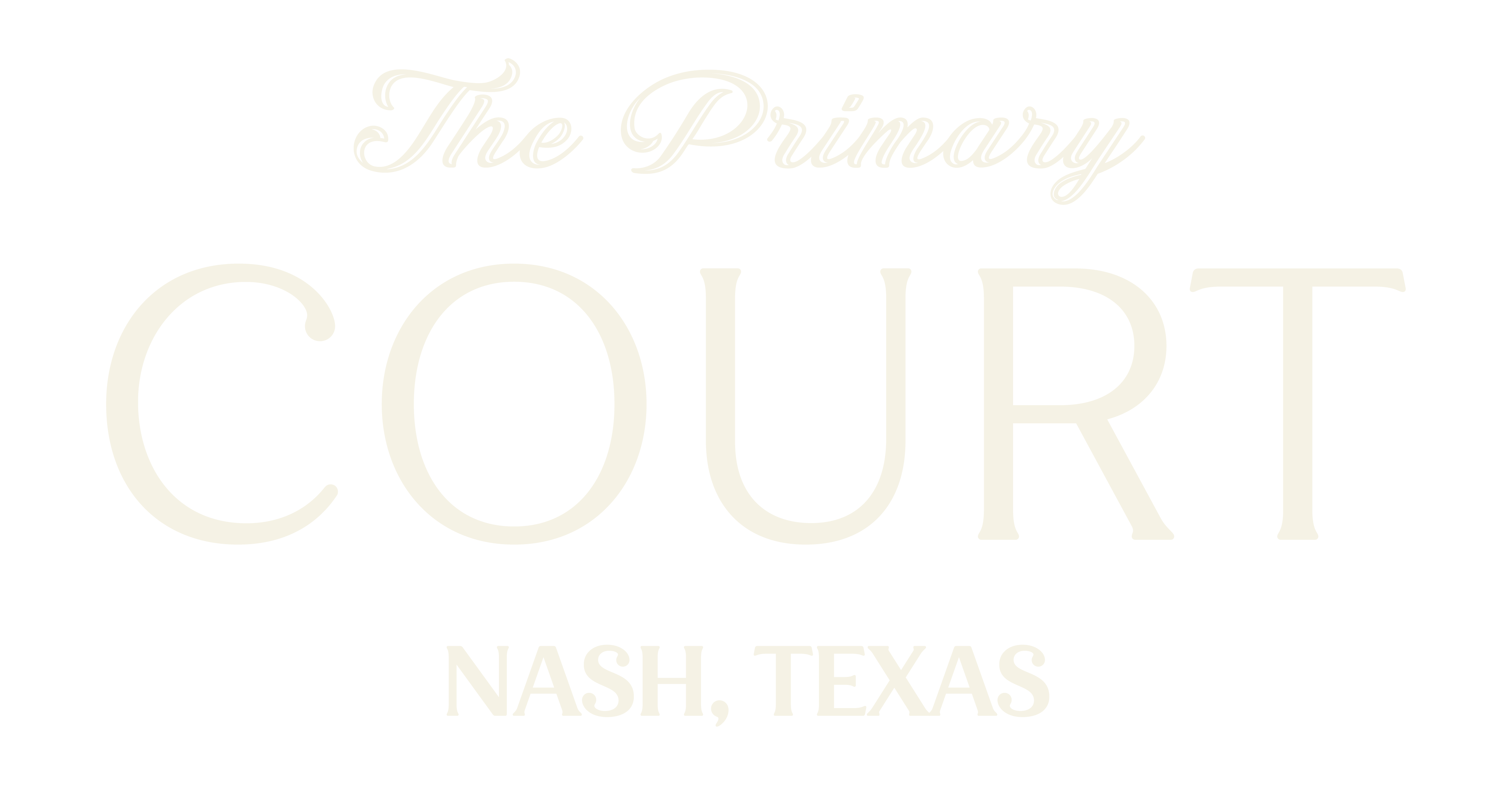 The Primary Court Cream Logo